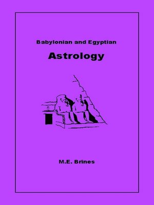 cover image of Babylonian and Egyptian Astrology